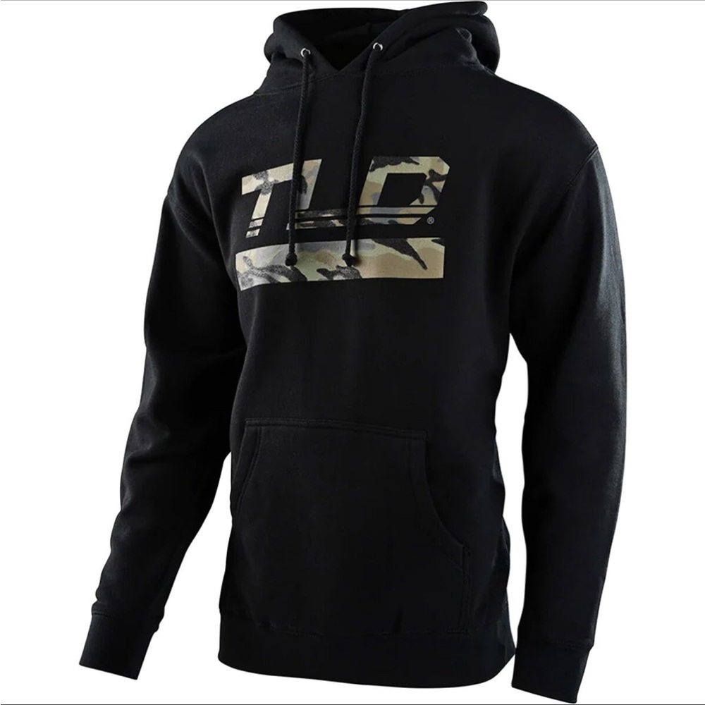 NEW Troy Lee Youth Small Motocross Speed Racing Hoodie Pull-Over Black